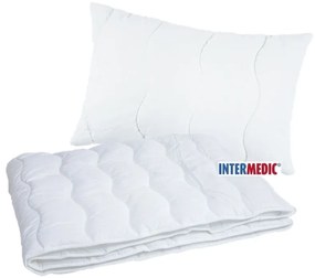 Letný detský set Medical – paplón 90x130 cm + vankúš 45x65 cm, 100 % polyester, prateľný na 90 °C, antialergický, slovenský výrobok