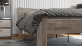 Posteľ Fava 180x200 cm, šedý buk