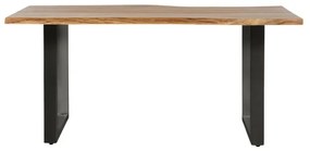furniture-nabytek.cz - Jídelní stůl Bullwer akácie černá 200x100 cm