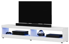 TV skrinka/stolík Violett 140 (s osvetlením) (biela). Vlastná spoľahlivá doprava až k Vám domov. 1098641