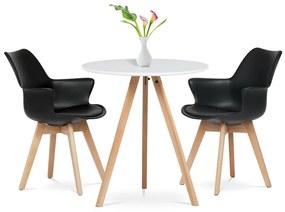 Autronic BONTEC Jedálenská stolička, čierna, plast, CT-771 BK Farba: Šedá