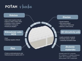 Hn8 Schlafsysteme 7-zónový matrac z pamäťovej peny XXL Gelstar KS (H3, 100 X 200 CM)  (100331934)