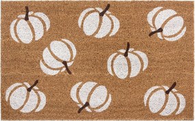 DOPREDAJ: 45x75 cm Rohožka Halloween bílé dýně 105676 - na ven i na doma, 45x75, biela, chodba / predsieň, Hanse Home