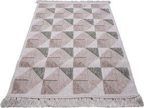 Koberec Benita 654 GREEN/CREAM rozmery koberec: 120x170 cm