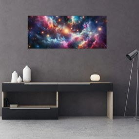 Obraz - Temný vesmír (120x50 cm)