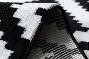 styldomova Čierno-biely koberec sketch štvorce F998