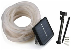 Solárna dekoračná svetelná reťaz, 10 m, teplá biela