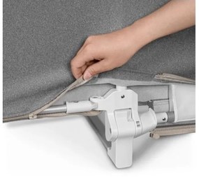 Lionelo - Bezpečnostná zábrana k posteli LORA tmavošedá