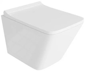 LAVITA LAGO set 2v1- závesná WC misa Rim+ + WC sedátko Slim so SoftClose biela