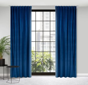 ZATEMŇOVACÍ ZÁVES NA PÁSKE MADLEN 140X300 CM KRÁĽOVSKÁ MODRÁ