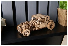 Ugears 3D drevené mechanické puzzle The Hot Rod Furious