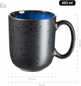 Mäser 18-dielna sada riadu na raňajky NIARA –modrá