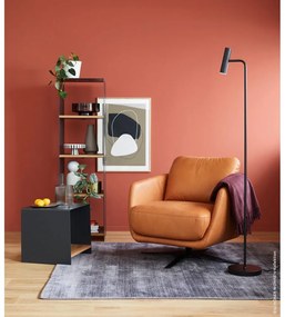 Čierna LED stmievateľná stojacia lampa (výška 154 cm) Stina – Fischer &amp; Honsel