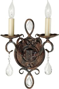 XXXLutz NÁSTENNÉ SVIETIDLO, 22,9/22,9/29,8 cm Elstead Lighting - Online Only bytové doplnky - 009093075401