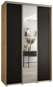 Skriňa 45 Canaris 3 180 artisan/čierna/silver