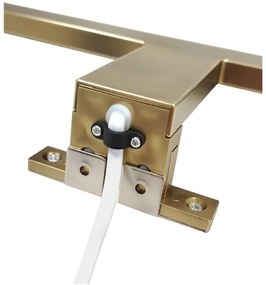 LED Kúpeľňové osvetlenie zrkadla LED/8W/230V 4000K 50 cm IP44 matná zlatá