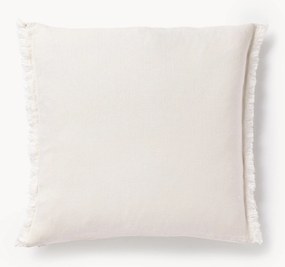 Ľanový poťah na vankúš so strapcami Luana