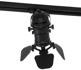 Koľajnicový systém s 5 reflektormi čierny - Movie