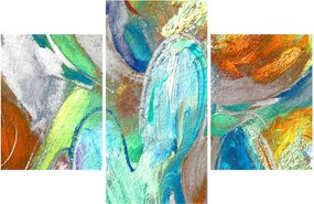 Obraz - Farebná abstrakcia (90x60 cm)