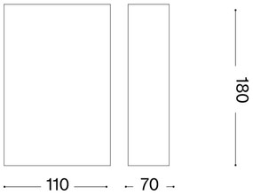 Ideal Lux - Nástenné svietidlo FLASH 1xG9/40W/230V biela