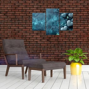 Obraz - Kamene tvaru srdca (90x60 cm)