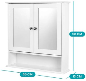 Kúpeľňová skrinka na stenu