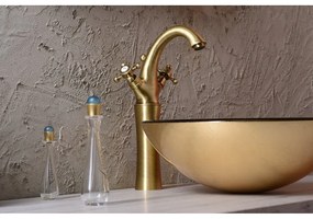 Stojančeková umývadlová batéria v bronzovej farbe Antea – Sapho