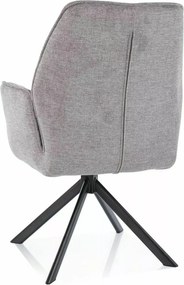 SI Stolička Hugo Brego sivý