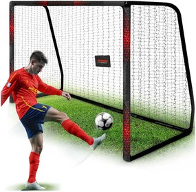 Neo-Sport Futbalová bránka 300 x 200 x 120 cm NS-473 čierno-červená