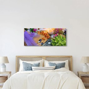 Obraz - letný piknik (120x50 cm)