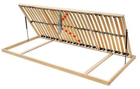 Pružný lamelový rošt s bočným výklopom na piesty ODENSE 200x90 cm pravý