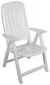 Záhradná stolička - biela