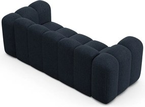 Tmavomodrá ženilková pohovka 200 cm Lupine – Micadoni