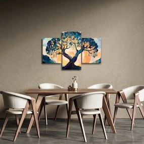 Obraz – Mozaika – slnko a strom II. (90x60 cm)
