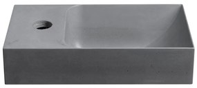 Sivé betónové umývadlo 31x17 cm Piccolino – Sapho