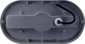 Solight WO749-G- LED Vonkajšie nást. svietidlo LED/20W/230V 4000K IP54 šedá oválny