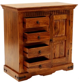 furniture-nabytek.cz - Komoda z masívneho palisandrového dreva 90x90x45
