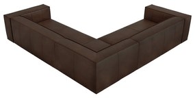 Tmavohnedá kožená rohová pohovka (variabilná) Madame - Windsor &amp; Co Sofas