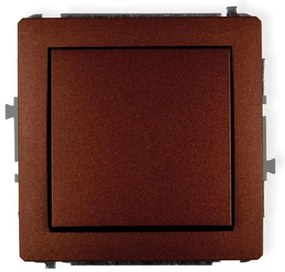 Vypínač jednopólový hnedý D DWP-1