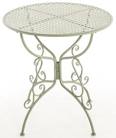 Kovový stôl GS13436802 - Zelená antik