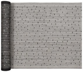 Podložka do sauny Metsä 46x150, ľan-čierna