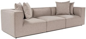 Třímístná pohovka Sora 325 cm pískově béžová