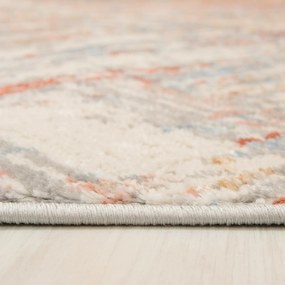 TA Koberec G505C WHITE/SALMON PORTLAND HIK Biely Obdĺžnikový Rozmer: 140x200 cm