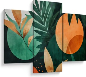 Obraz - Geometrické prírodné motívy (90x60 cm)