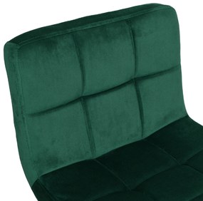 JAKS Barová stolička arako black velvet zelená