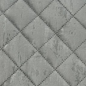 Dekorstudio Zamatový prehoz na posteľ BLINK 3 v striebornej farbe Rozmer prehozu (šírka x dĺžka): 170x210cm