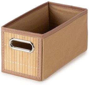 Bambusový úložný box v prírodnej farbe 15x31x15 cm – Compactor
