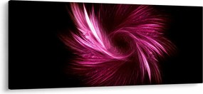 Obraz - ružová abstrakcia (120x50 cm)