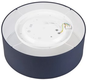 Stropné svietidlo SIRJA PASTEL 1xE27/60W/230V pr. 35 cm tmavomodrá