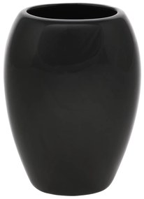 Keramická váza Jar, 14 x 20 x 9 cm, čierna